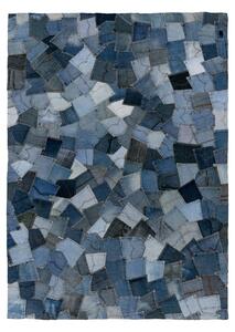 Obsession, Ručně všívaný kusový koberec My Denim Pocket 465 Blue, 80x150, modrá, chodba / předsíň