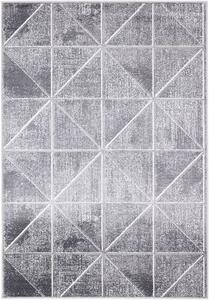 Agnella Kusový koberec FD Sensi Nasta Granit Geometrický šedý Rozměr: 120x180 cm
