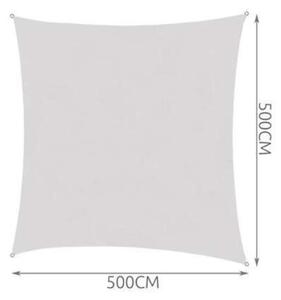 Stínící plachta celta čtverec 5x5m 10188 hnědá taupe 200g/m