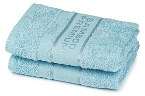 Bamboo Premium ručník světle modrá, 50 x 100 cm, sada 2 ks
