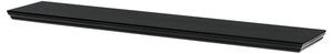 Nástěnná police 120 cm černá P-026 BK