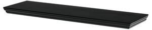 Nástěnná police 80 cm černá P-025 BK