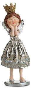SADA 4 KS VÁNOČNÍ DEKORAČNÍ FIGURKA ANGEL 11 CM VÍCEBAREVNÁ