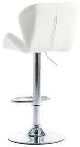 Barová židle Turton - umělá kůže | bílá