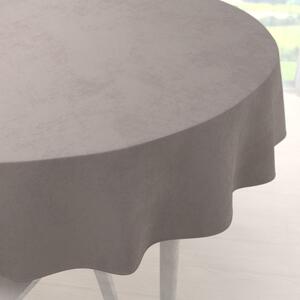 Biante Sametový kulatý ubrus Velvet Premium SVP-015 Latte Ø 130 cm
