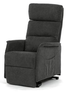 Polohovací křeslo šedé, elektrické TV-L8960 GREY2