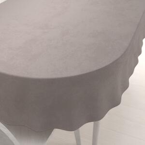 Biante Sametový oválný ubrus Velvet Premium SVP-015 Latte 100x140 cm