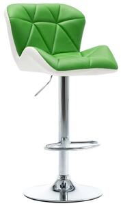 Barové židle Turton - 2ks - umělá kůže | zelené