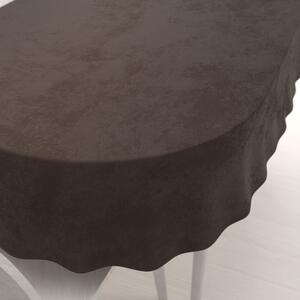 Biante Sametový oválný ubrus Velvet Premium SVP-016 Tmavě hnědý 100x140 cm