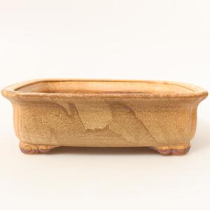 E-bonsai Keramická bonsai miska 19,5 x 17 x 6 cm růžová