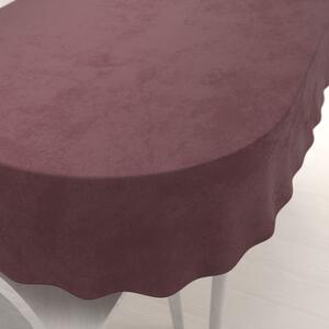 Biante Velký sametový oválný ubrus Velvet Premium SVP-019 Hnědofialový 160x220 cm