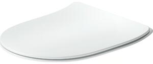Duravit Univavo univerzální WC sedátko s pomalým zavíráním, kulaté Bílá - tvar D - 368 x 436 x 47 mm
