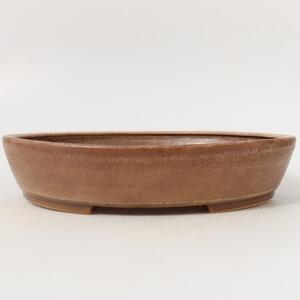 E-bonsai Keramická bonsai miska 22,5 x 20 x 4,5 cm růžová