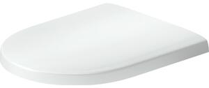 Duravit Univavo univerzální WC sedátko s pomalým sklápěním, kulaté Bílá - D-tvar - 377 x 440 x 50 mm