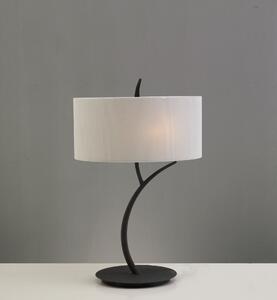 Mantra 1157 Eve, stolní lampa španělského výrobce, 2x20W E27, hnědá/stínítko ze smetanového textilu, 46cm