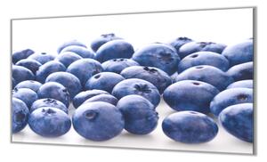 Ochranná deska čerstvé ovoce borůvky - 52x60cm / S lepením na zeď