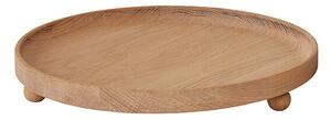 OYOY Living Design - Inka Wood Tray Round Large Nature - Lampemesteren