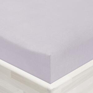 Jersey napínací prostěradlo JR-028 Světle šedé 90 x 200 - výška 20 cm