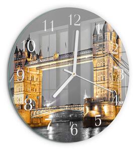 Skleněné hodiny na stěnu Tower Bridge zsob-fi30-00083929