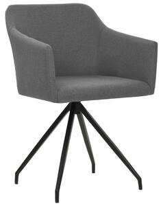 Jídelní židle Solec - 4 ks - textilní čalounění | světle šedé