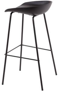 Černá plastová barová židle Somcasa Alene 83 cm