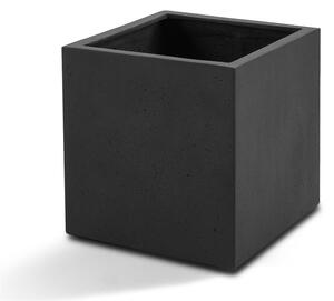Grigio kostka s kolečky, květináč Barva květináče: Anthracite, Rozměry: 40x40x40 cm