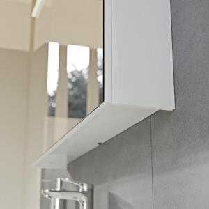 Zrcadlová skříňka SOLO s LED osvětlením - 60 cm - 2 dvířka - možnost volby barvy
