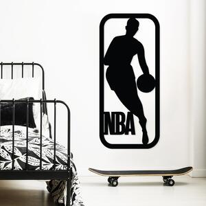 DUBLEZ | Dřevěný obraz - Logo NBA | Obraz