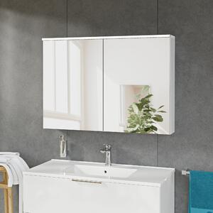 Zrcadlová skříňka SOLO s LED osvětlením - 100 cm - 2 dvířka - možnost volby barvy