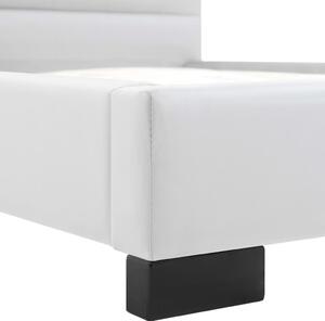 Rám postele Anavrin - umělá kůže - bílý | 160x200 cm