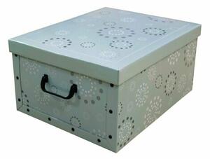 Compactor Skládací úložná krabice Compactor Ring - karton box 50 x 40 x 25 cm, zelená