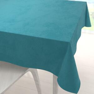Biante Sametový čtvercový ubrus Velvet Premium SVP-035 Tyrkysově modrý 40x40 cm