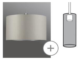 Paulmann 95465 Shade Tessa, stínítko pro 2Easy Basic Pendulum ze světle šedého textilu, prům. 45,4cm