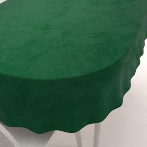 Biante Sametový oválný ubrus Velvet Premium SVP-032 Zelený 120x160 cm