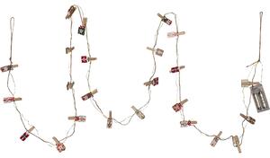 Adventní kalendář / Světelný řetěz Clippy Advent 240 cm