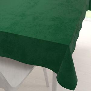 Biante Sametový obdélníkový ubrus Velvet Premium SVP-032 Zelený 100x160 cm
