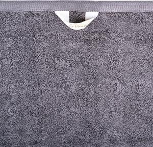 Ručník Darwin tm. šedá, 50 x 100 cm