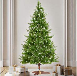 Tectake Umělý vánoční stromek Blitzen, 180 cm, vstřikované jehly - zelená