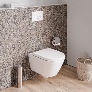 Duravit závěsné WC Mino bez oplachového okrajeBíle lesklé - včetně WC sedátka s pozvolným sklápěním