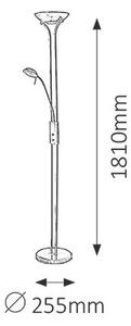 Stojací lampa Rabalux Beta 4075 matný chrom