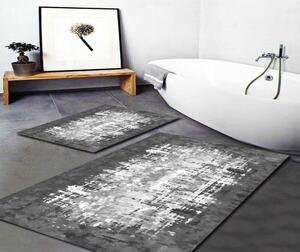 Bílo-šedé koupelnové předložky v sadě 2 ks 60x100 cm Modern – Mila Home