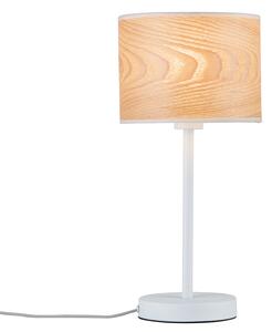 Paulmann 79638 Neta, stolní lampa z dřevěné dýhy, 1x20W LED E27, výška 44,5cm