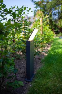 Lutec 7289001118 Pano LED Zahradní sloupkové světlo | Variabilní | 16W | Šedá
