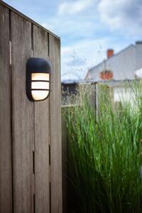 Lutec 6383001118 LED zahradní nástěnná lampa Bullo | 15W | 700lm | 3000K | IP54 | Černá