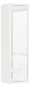 Mazzoni FOLK závěsná skříňka SW-36 Bílý Lesk/Mat + Beton Millennium - MODERNÍ DO OBÝVACÍHO POKOJE