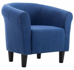 Křeslo a stolička Mitchell - textil | modrá
