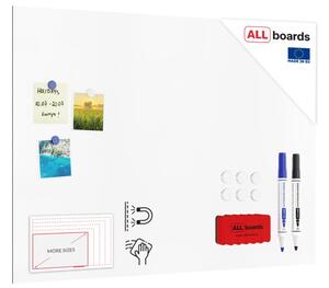 Magnetická tabule SLIMboard bezrámová smazatelná za sucha 90x60 cm,PME90x60