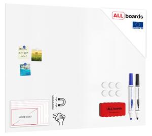 Magnetická tabule SLIMboard bezrámová smazatelná za sucha 90x60 cm,PME90x60