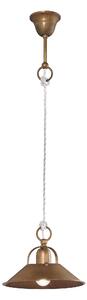 Il Fanale 204.07.OO Cascina, závěsné svítidlo z mosazi, 1x15W E27, prům.23cm