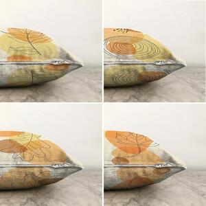 Sada 4 povlaků na polštáře Minimalist Cushion Covers Sunset Colours, 55 x 55 cm